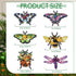 Yuxung DIY Diamond Painting Brooch Vintage Insect Diamond Painting Pins Insect Diamond Art Brooch for DIY Crafts Wedding Party Gift...