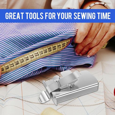 Magnetic Seam Guide for Sewing Machine: TenLaitech Magnetic Seam Guide with Clip| Sewing Supplies Accessories, Hemmer Guide, Seam Guide, Universal...