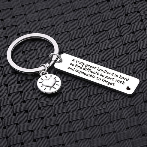 Landlord Gift Financial Advisors Gift Neighbors Gift Moving Away Keychain Landlord Appreciation Jewelry Neighbor Keychain Going Away Keychain Land...