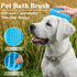2PCS Dog Bath Brush | Dog Scrubber for Bath | Dog Shampoo Brush | Dog Washing Brush | Dog Shower Brush with Adjustable Handle,Suitable for Pets De...