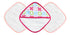 JJ Cole Washcloth and Bath Mitt Set, Pink Butterfly, 3 Count...