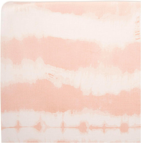 Crane Baby Soft Cotton Crib Mattress Sheet, Fitted Sheet for Cribs and Toddler Beds, Pink Tie-Dye, 28”w x 52”h x 9”d...