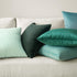 MIULEE Pack of 2, Velvet Soft Solid Decorative Square Throw Pillow Covers Set Cushion Case for Spring Sofa Bedroom Car 18x18 Inch 45x45 Cm Aqua Gr...