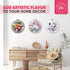 Embroidery Starter Kit for Beginners with Pretty Floral and Birds Patterns. Complete DIY, Includes 3 Hoops, 3 Stamped Patterns, Needles, Scissors,...