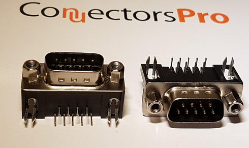 PC Accessories - Connectors Pro Db9 Male Right Angle PCB Mount Connector, 90 Degree D-Sub, 10-Pack...