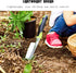 Garden Trowel & Hand Wide Shovel Pointed with Soft Rubberized Non-Slip Ergonomic Handle for Planting, Transplanting, Weeding, Moving and Smoothing...