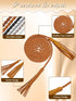 Geyoga 6 Pieces Women's Waist Belt Braided Woven Tassels Chain Belt PU Leather Rope Belt Skinny Tie Belt Boho Fringe Belt for Skirt Dress...