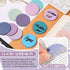 500 Sheets Transparent Sticky Notes Round Translucent Sticky Notes Sticky Tabs Colorful Page Flags Stickers Clear Book Markers Bible Journaling Of...