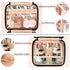 CUBETASTIC Travel Toiletry Bag, Makeup Bag for Women, Portable Water-resistant Small Travel Bag for Toiletries & Cosmetic Essentials...