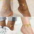 GOLDCHIC JEWELRY Gold Butterfly Anklets for Women,Cute Figaro Chain Ankle Bracelets Foot Chains 8.5+2 Inches...