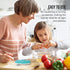 Farberware Compact Battery Operated Hands-Free Automatic Can Opener for any Size Can with Magnet to Safely Remove Lid, Seamless Opening Decreases ...