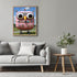 Posterizer 1 pcs-cute robotic owl with big eyes-Abstract & Modern Art-Fantasy & Fiction Art-Gift for Girls, Boys, Teens-decor for Girls, Teens Bed...