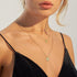 Harlorki Dainty Simple 14K Gold Plated Layered Link Chain Choker Round Circle Hammered Disk Pendant Necklace Fashion Jewelry Gift for Women Lady...