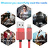 MTAKYI MFi Certified 16FT Lightning Cable iPhone Charger Cord Fast Data Cable Nylon Braided Compatible with iPhone Xs Max/XS/XR/7/7Plus/X/8/8Plus/...