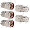 XRDS -RF N Male to UHF Female Adapter N Connector to PL-259 SO-239 Coax RF Coaxial Cable Connectors Pack of 5 (NOT for TV)...