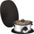 Oval Slow Cooker Heat Resistant Mat for 6-8 Quart, Silicone Countertop Protector Appliance Slider Mat Compatible with Crock-Pot/Elite Gourmet/Hami...