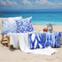 18 x 18 Inches Outdoor Waterproof Throw Pillow Covers, Outside Water Resistant Square Cushion Cases for Patio Lawn Balcony Couch Sofa, Pack of 4, ...