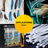 Zip Tie Tool, Zhushan Cutting Tool Fastening Cable Tie Tool with Adjustable Tension to Fasten and Cut Nylon Cable Tie...