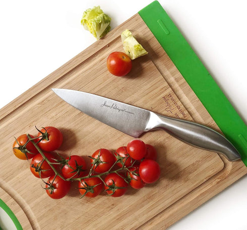 Jean-Patrique Professional Chef Knife Chopaholic - Ergonomic Stainless Steel Handle - Utility Knife for Chopping, Cutting, Dicing and Carving - 6 ...
