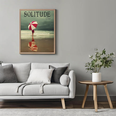 Posterizer 1 pcs-Solitude Magazine Inspired Trendy Retro Poster-Landscape & Nature Art-Gifts for Women-Living Room Bedroom Decor- unframed wall ar...