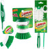 Libman Bottle & Dish Brush Kit | Cleaning Brushes for Kitchen Use | Straw Brush | Scrub Brushes for Dishes | Big Job Kitchen Brush | Palm Scrub Br...