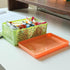 2PCS Small Collapsible Plastic Crates with Lid for Crafts,1Qt(7.5''x4.5''x2.8'') Foldable Mini Storage Organzier Box for Snack,Fruits,Small Items...