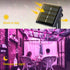 JMEXSUSS 2 Pack Pink Solar Christmas Lights, 33ft 100 LED Solar String Lights Outdoor Waterproof, 8 Modes Solar Fairy Lights for Outside Garden Pa...
