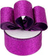 MEEDEE Purple Glitter Ribbon Halloween Ribbon 2.5 Inch Purple Wired Ribbon by 25 Yards Purple Tree Ribbon Purple Christmas Ribbon Purple Ribbon fo...