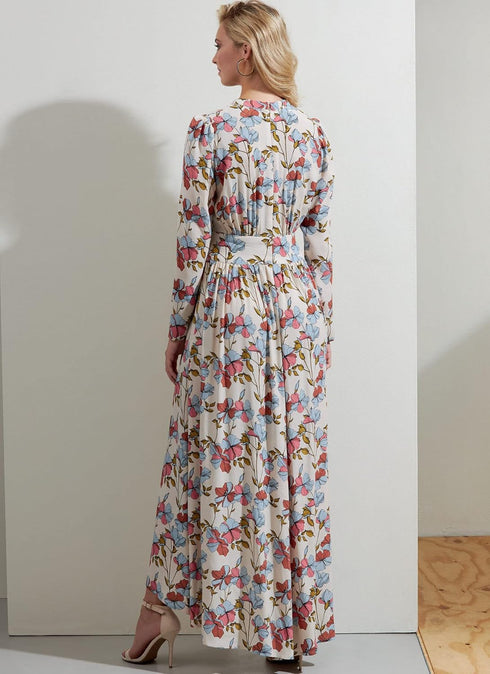 Vogue Misses' Semi-Fitted Dress Sewing Pattern Kit, Code V1862, Sizes 8-10-12-14-16, Multicolor...