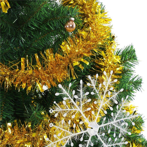 DECORA Gold Tinsel Garland for Christmas Tree Decorations Wedding Birthday Party Supplies 33 FEET...