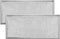 Fits for Whirlpool W10208631A Microwave Grease Filter - Approx 13" x 6" (2-Pack) by AMI PARTS...