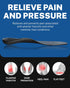 Walkhero Plantar Fasciitis Pain Relief Insoles High Arch Support Orthotic Shoes Inserts, Relieve Flat Feet and Foot Fatigue (Mens 9-9 1/2 | Womens...