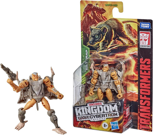 Transformers Toys Generations War for Cybertron: Kingdom Core Class WFC-K2 Rattrap Action Figure - Kids Ages 8 and Up, 3.5-inch...