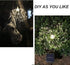 200 LED Solar Starburst Light, Outdoor Chandelier Lights, 2 Pack Garden Firework Lights, 8 Modes Hanging Decorative Christmas Lights for Garden Pa...