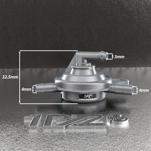 1PZ M3W-X02 Vacuum Fuel Pump Petcock for GY6 50cc 125cc 150cc 139QMB 152QMI 157QMJ Roketa SUNL Taotao Chinese Scooter ATV Motorcycle 3 Port...