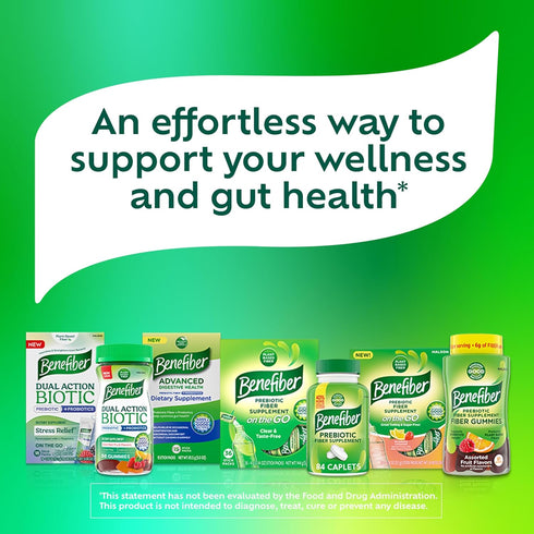 Benefiber On the Go Prebiotic Fiber Supplement Powder for Digestive Health, Daily Fiber, Unflavored - 28 Sticks (3.92 Ounces)...