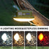 Rechargeable Camping Lights, 800LM, Hanging Tent Lights with Magnet,5 Lighting Mode LED Camping Lantern, 4500mAh, IP54 Waterproof Portable Red Fla...