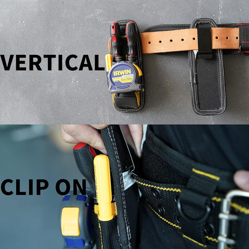 Small Tool Holder, Min Work Organizer Tool Pouch and Knife Holder with Snap Clip...