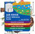 TZARROT Air Fryer Magnetic Cheat Sheet Set, Over 200 Foods Air Fryer Cooking Guide Flip Chart Magnetic, Air Fryer Accessories Cooking Time Charts ...