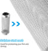 Stainless Steel Aquarium Filter Intake Cover, 16mm Shrimp Filter Guard Metal Fish Tank Filter Intake Strainer, Mesh Tube Filter Net Cover Aquarium...