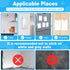 60 Pieces Self-Adhesive Clips Wall Tapestry Clips Plastic Sticky Clips Small Hanging Spring Clips Double-Sided Adhesive Spring Clips for Poster Ph...