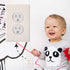 ABC123 - Outlet Plug Covers (36 Pack) Clear Child Proof Electrical Outlets Protector - Wall Socket Protector for Kids...