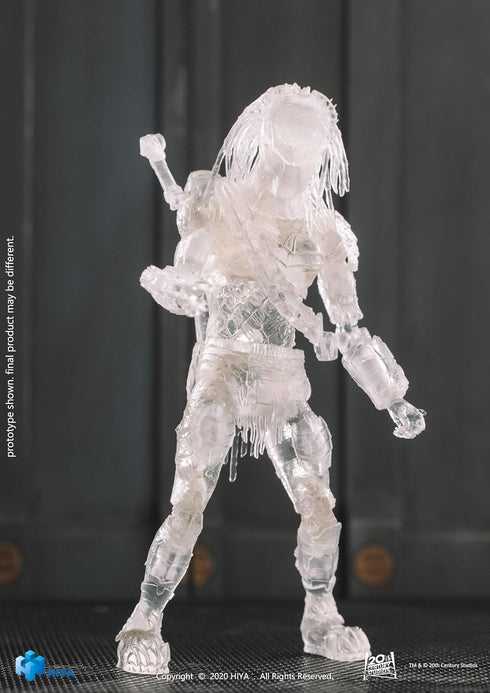 Hiya Toys Exquisite Mini Series 1/18 Scale 5 Inch AVP2 Invisible Wolf Predator Cloack Action Figure...