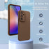 Samsung Galaxy a15 5g Case: Liquid Silicon Protective Military Grade Armor Samsung a15 Case, Heavy Duty Protection Phone Cases (Brown)...