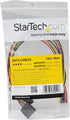 StarTech.com 12in LP4 to 2x SATA Power Y Cable Adapter - Molex to to Dual SATA Power Adapter Splitter (PYO2LP4SATA)...