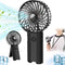 Portable Hand Held Fan-Handheld Personal Fan Rechargeable with 4 Speeds,Super Quiet,16 Hours of Use-Perfect for Airplane Beach Travel,Office,Gifts...