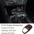 SENSHINE Gear Shift Knob Head Cover Trim for Dodge Charger Challenger Accessories 2015-2023 2024 Durango 2016-2024 ABS Interior Shell Insert Decor...