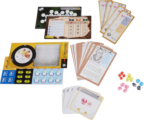 Greater Than Games: Compounded: The Geiger Expansion, Not a Stand Alone Game, Stratey Board Game, 30 to 90 Minute Play Time, 2 to 5 Players...