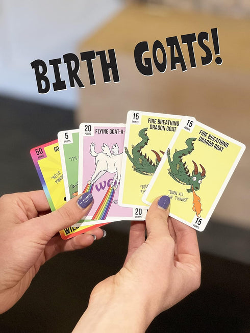 Goat Lords - Most Addicting Card Game for Adults, Teens, Kids (Boy and Girl) Ages 7 and Up. Family Board Games, Fun Game, Card Games for Families ...