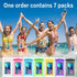 7 Pcs Waterproof Phone Pouch, Universal IPX8 Floating Waterproof Cell Phone Case Dry Bag, Compatible with Most Cell Phone on Market, Waterproof Ph...